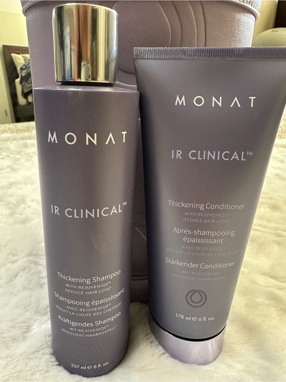 MONAT IR Clinical Thickening Shampoo & Conditioner Set - Purple